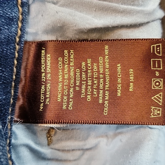 Kut from the Kloth Distressed BARDOT Crop Skinny Boyfriend Jeans Size 4 EUC - Picture 8 of 16